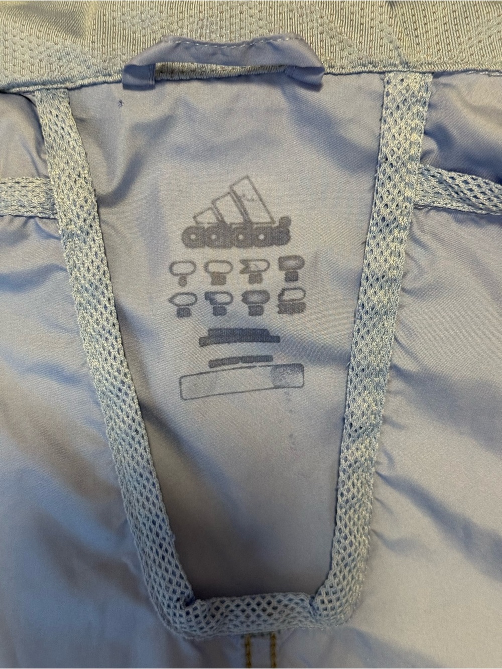 adidas Women's Light Blue Utility Running Jacket - Picture 4 of 4